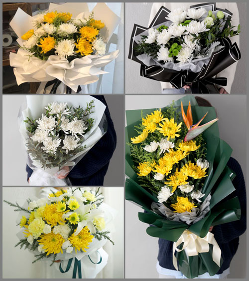 陕西渭南市华州区杏林镇白事花束代送